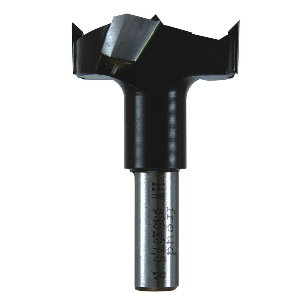 Freud 35 mm (Dia.) Cylinder (Hinge) Bit with Right Hand Rotation 57.5 mm Overall Length - Flockneti