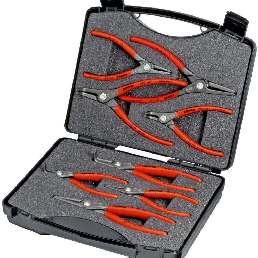 Knipex SRZ Precision Circlip Pliers Set in Plastic Case 8pc - Flockneti