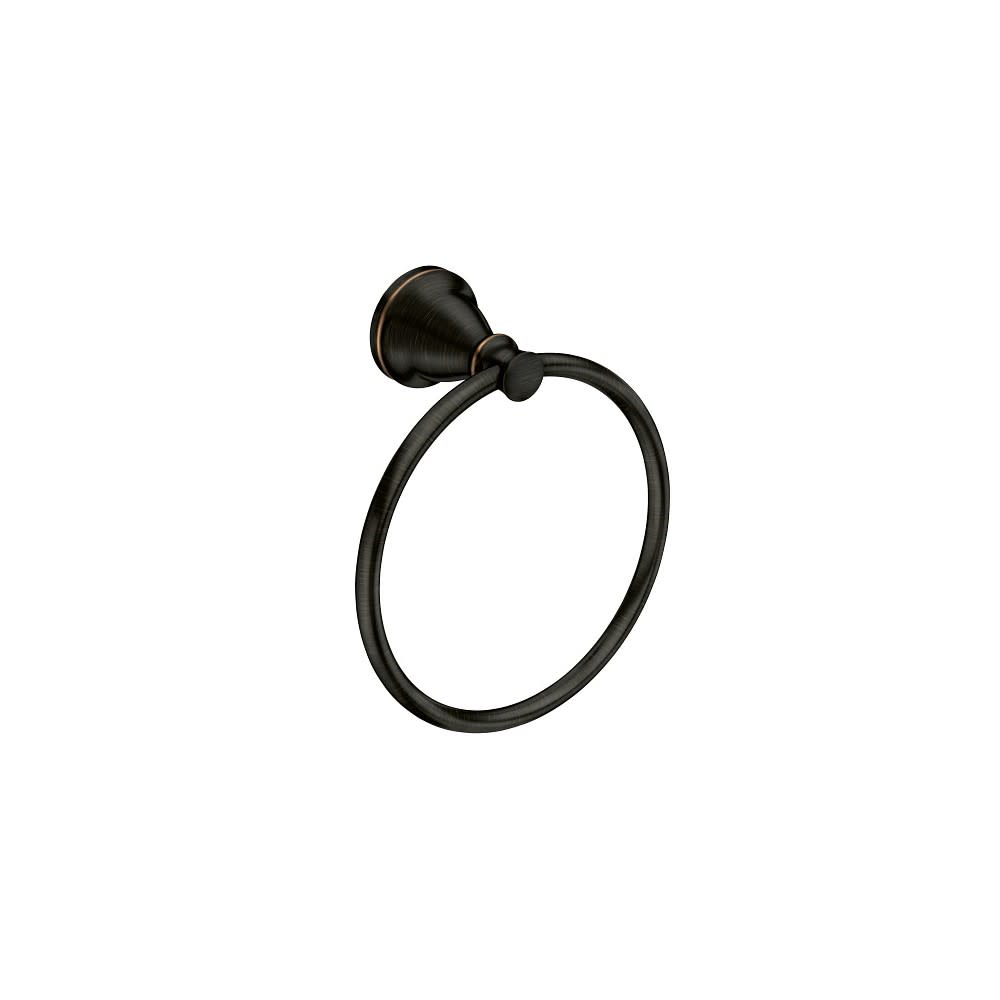 Moen Hilliard Towel Ring Mediterranean Bronze 6.375″ - Flockneti