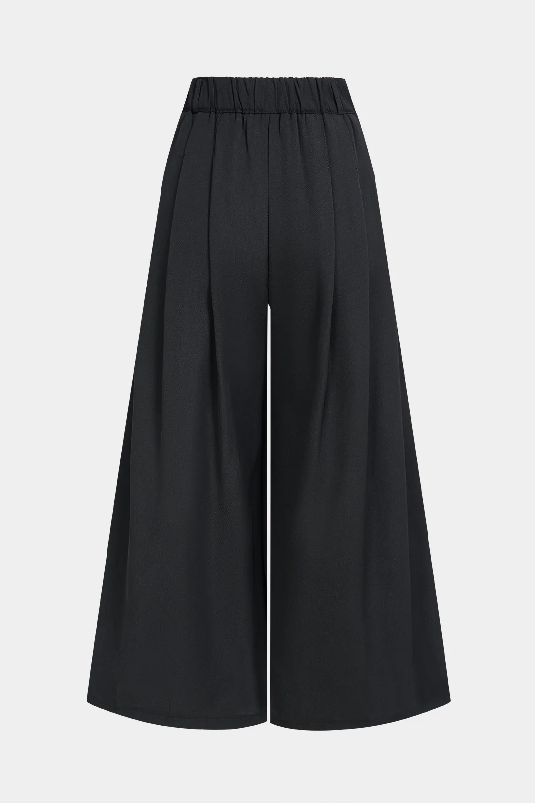 High Waist Pleated Wide Leg Pants - Flockneti