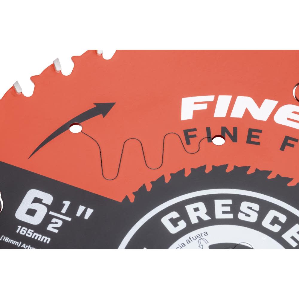 Crescent Circular Saw Blade 6 1/2″ x 40 Tooth Fine Cut Fine Finishing - Flockneti