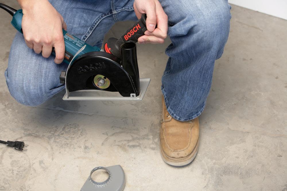 Bosch Dust-Extraction Guard for 4-1/2 In. and 5 In. Small Angle Grinders - Flockneti
