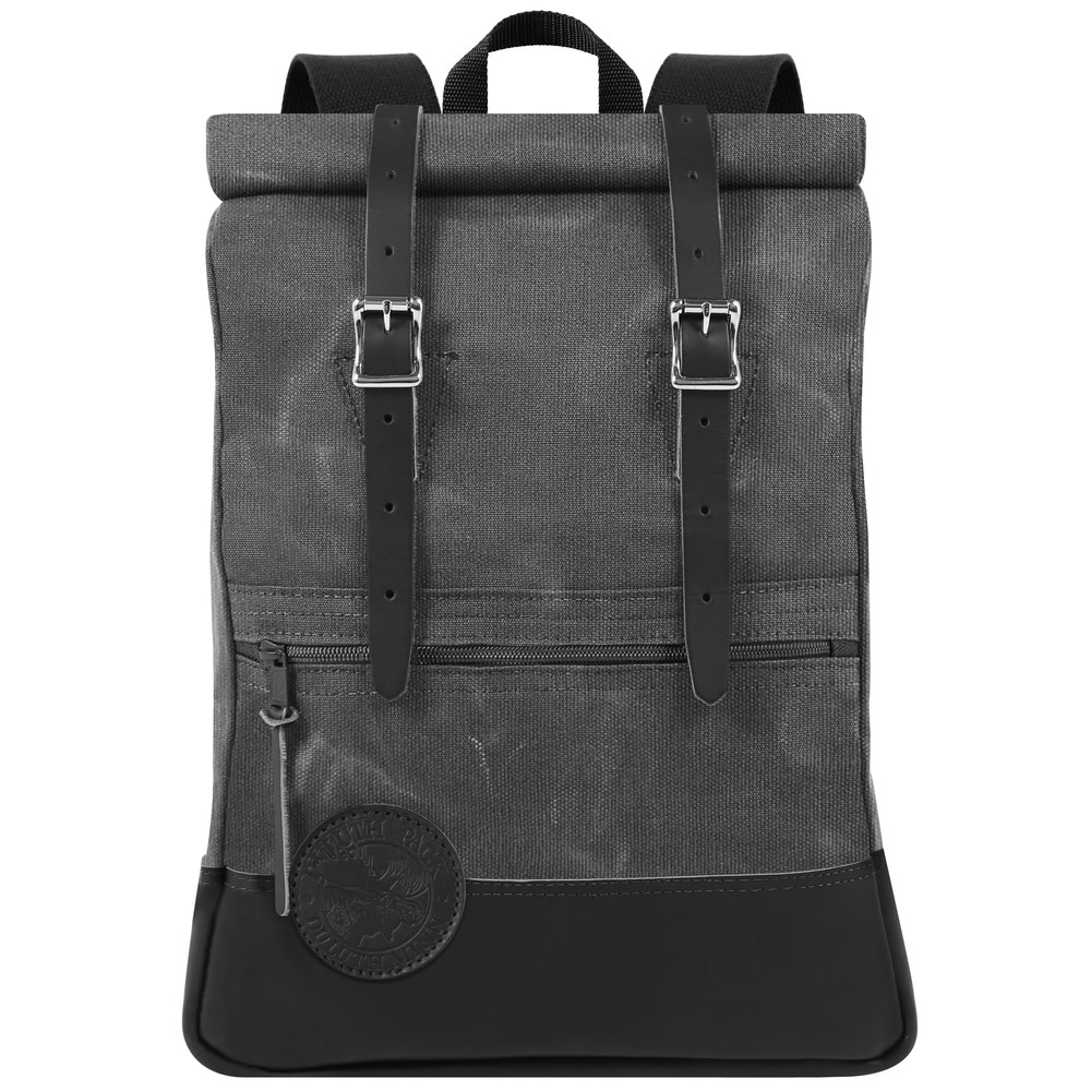 Duluth Pack Deluxe Roll-Top Scout Backpack – Waxed Grey - Flockneti
