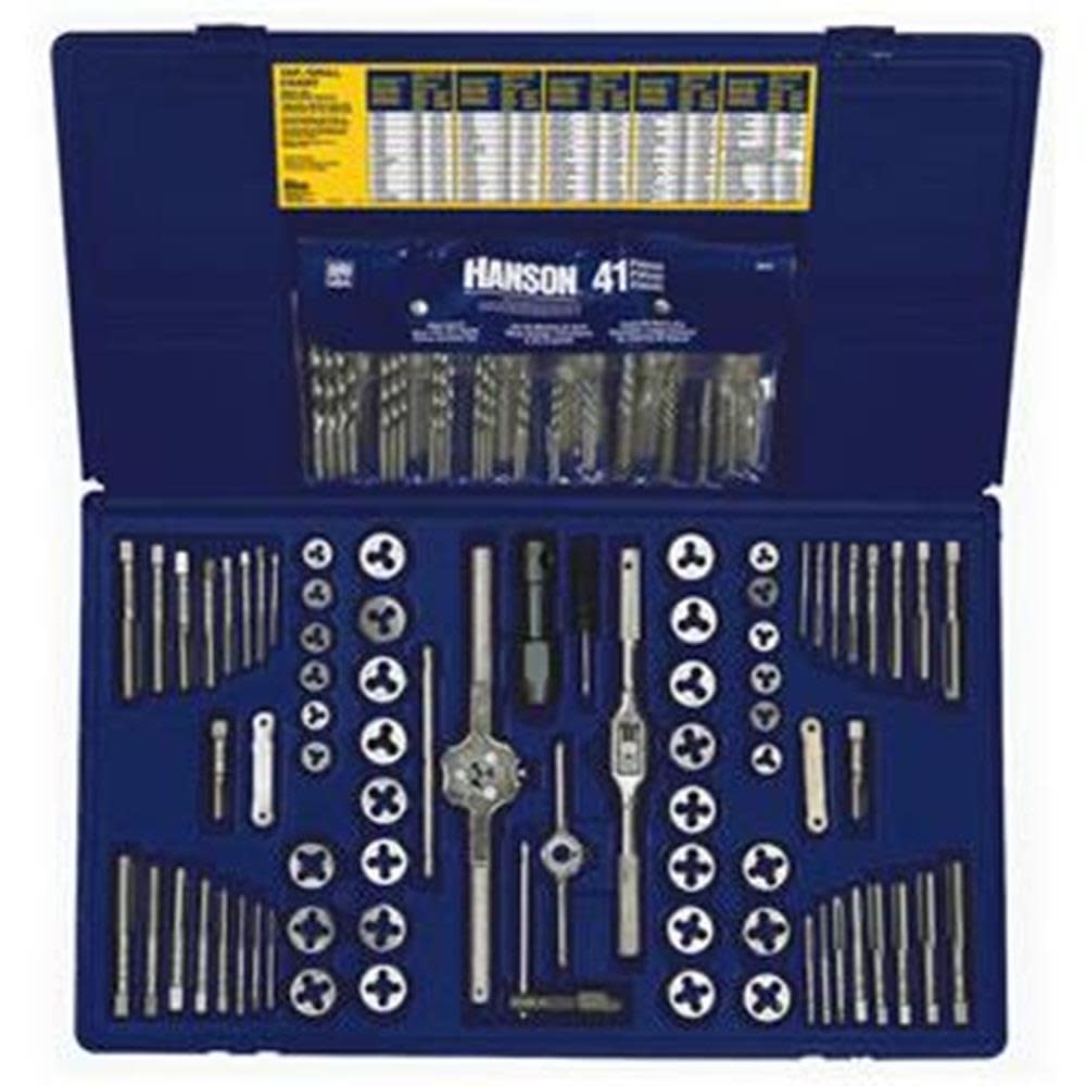 Irwin Tap & Die & Drill 117 Pc. Deluxe Set - Flockneti
