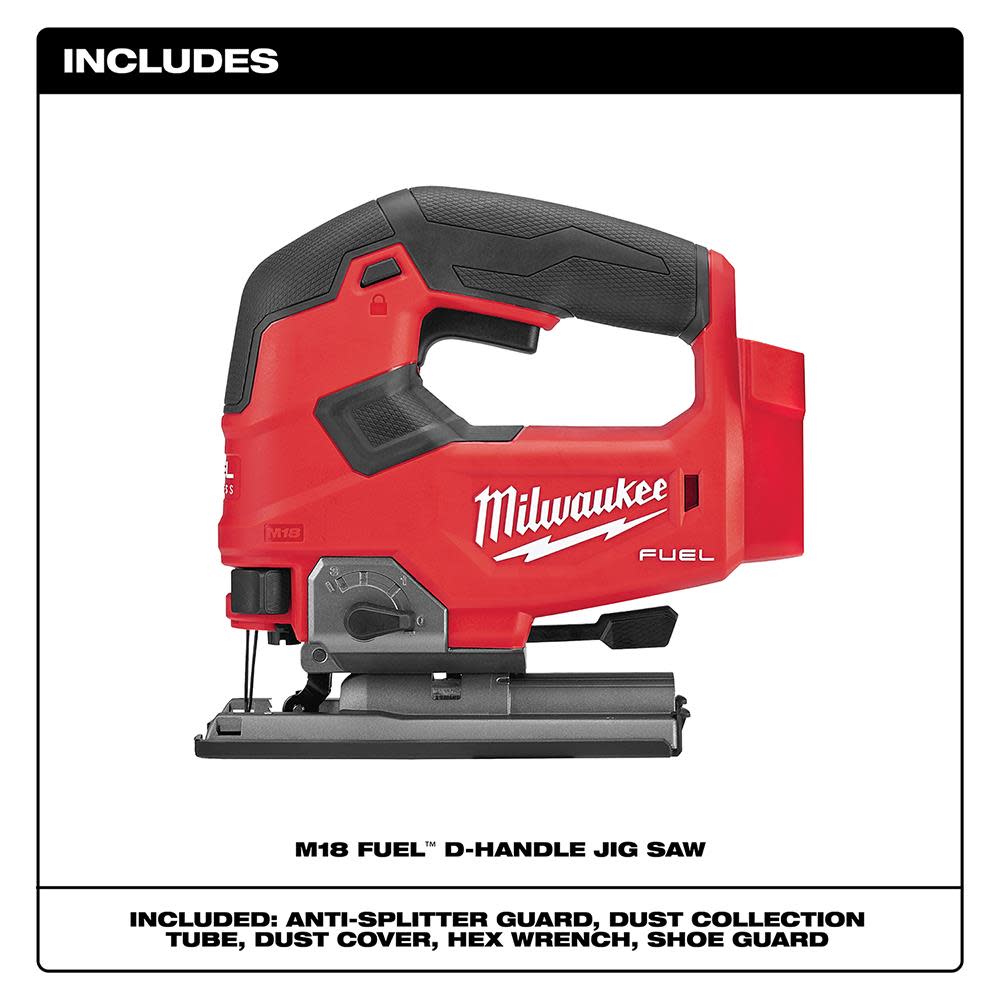 Milwaukee M18 FUEL D-handle Jig Saw - Flockneti