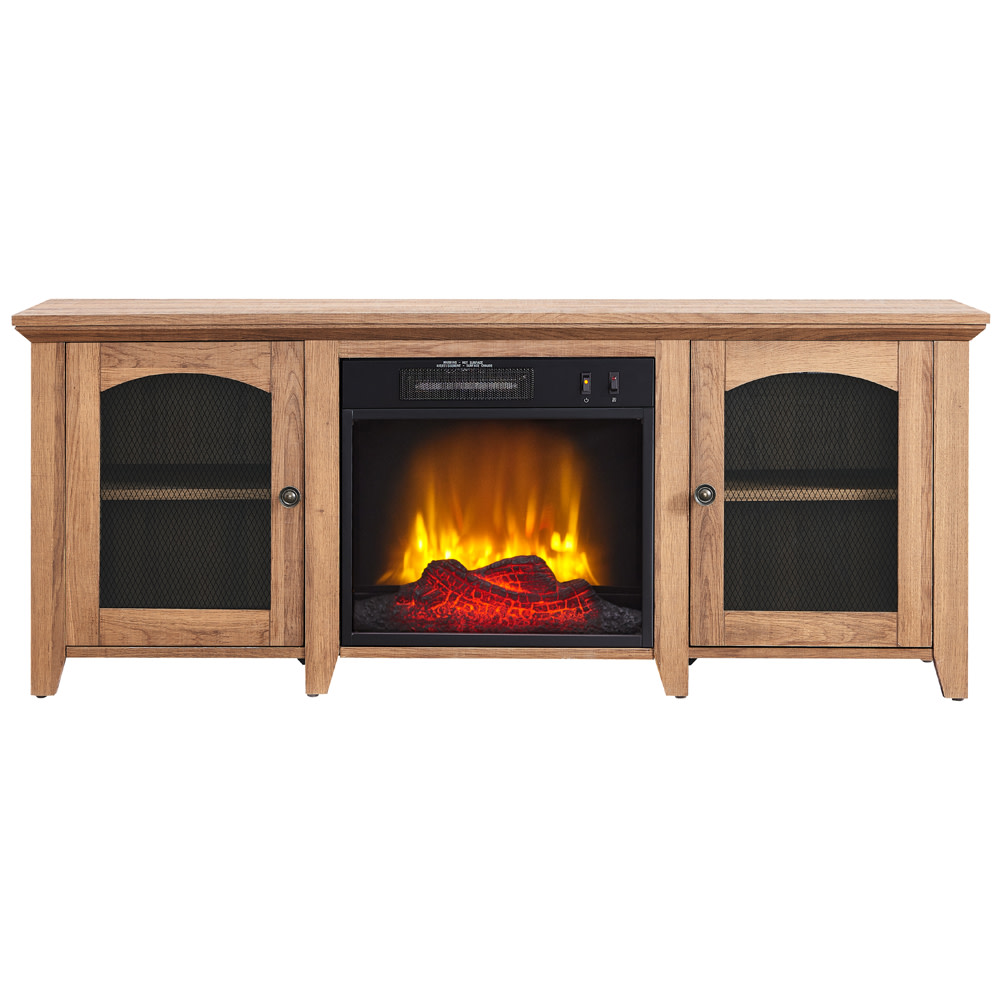 Hearthpro Media Electric Fireplace with Arch Doors - Flockneti