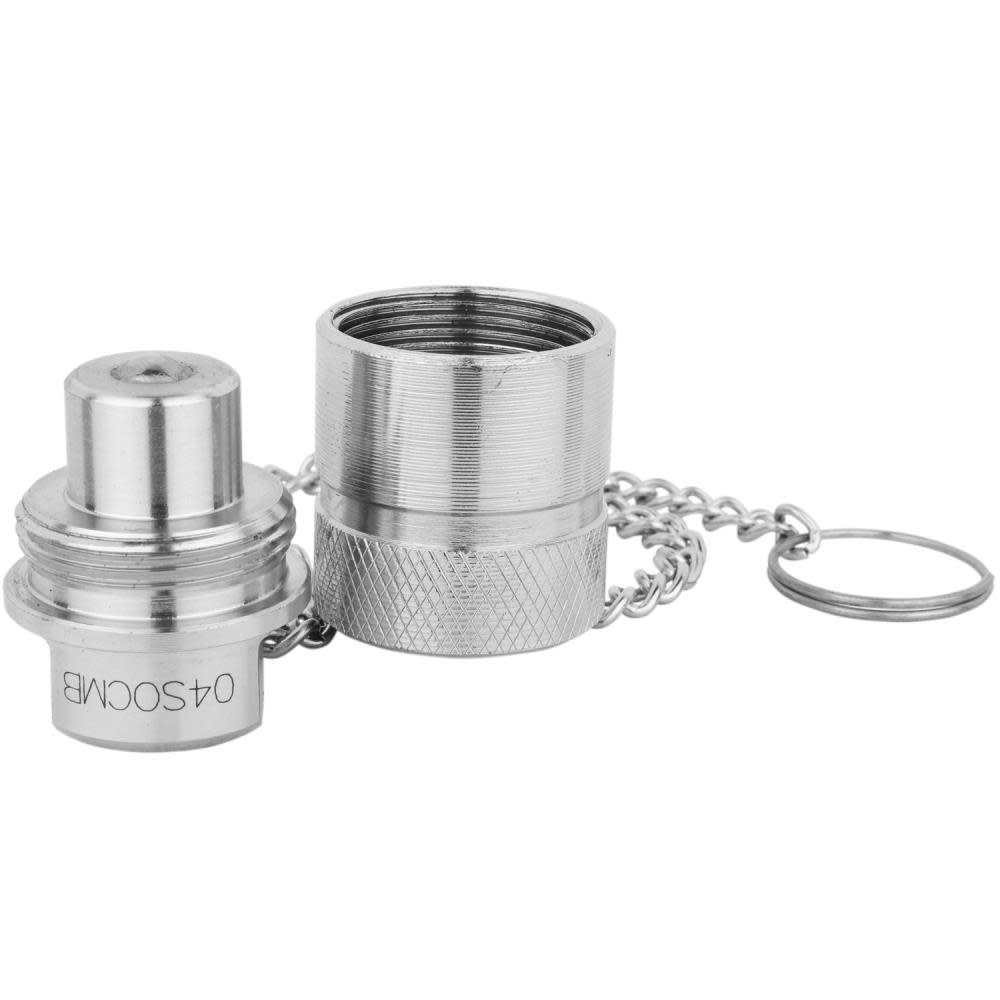 Milton 1/4″ NPTF Hydraulic Spin-On Coupler Male Half - Flockneti