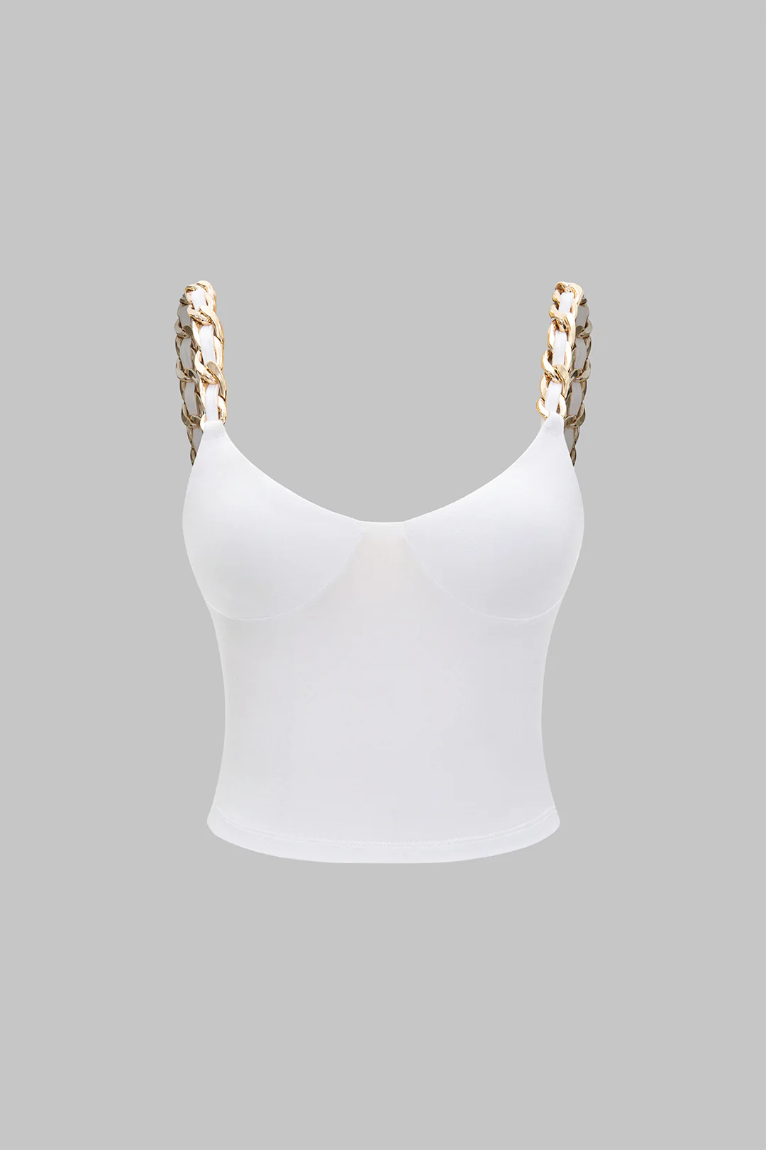 Metallic Chain Detail Cami Top - Flockneti