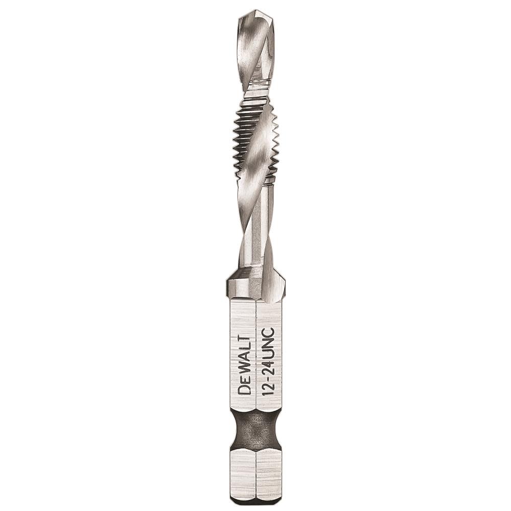 DEWALT 12-24 UNC Drill Tap 1/4 In. Capacity - Flockneti