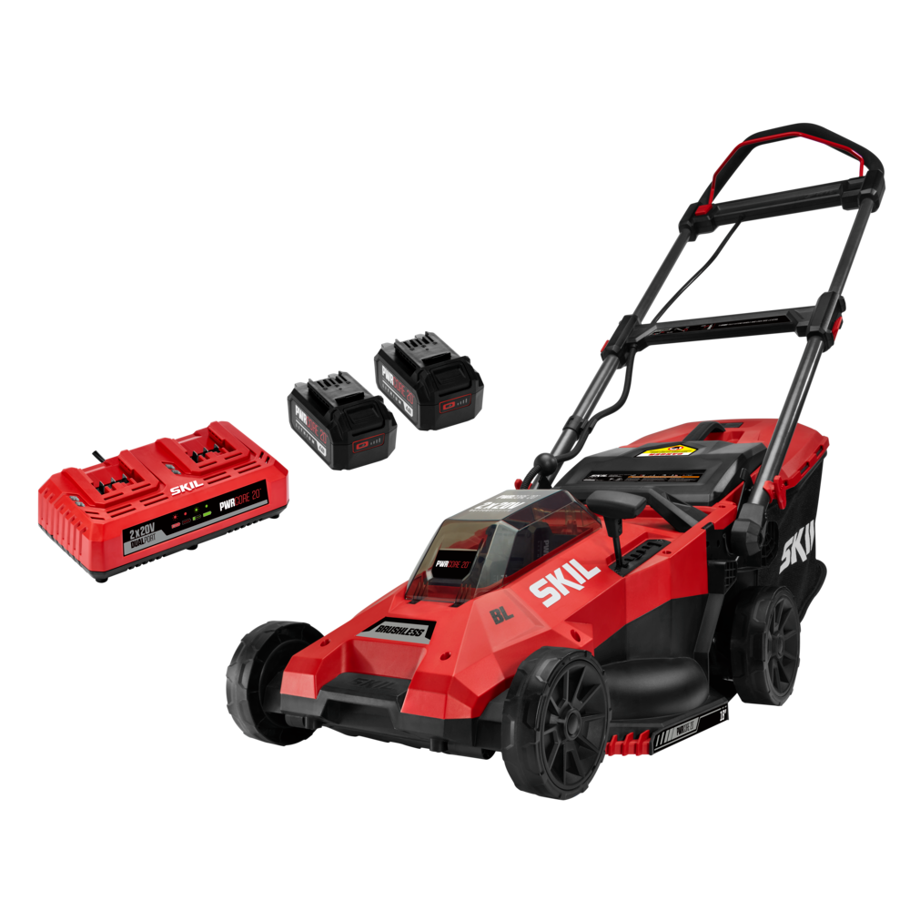 SKIL PWRCORE 20V Lawn Mower Kit 18″ - Flockneti
