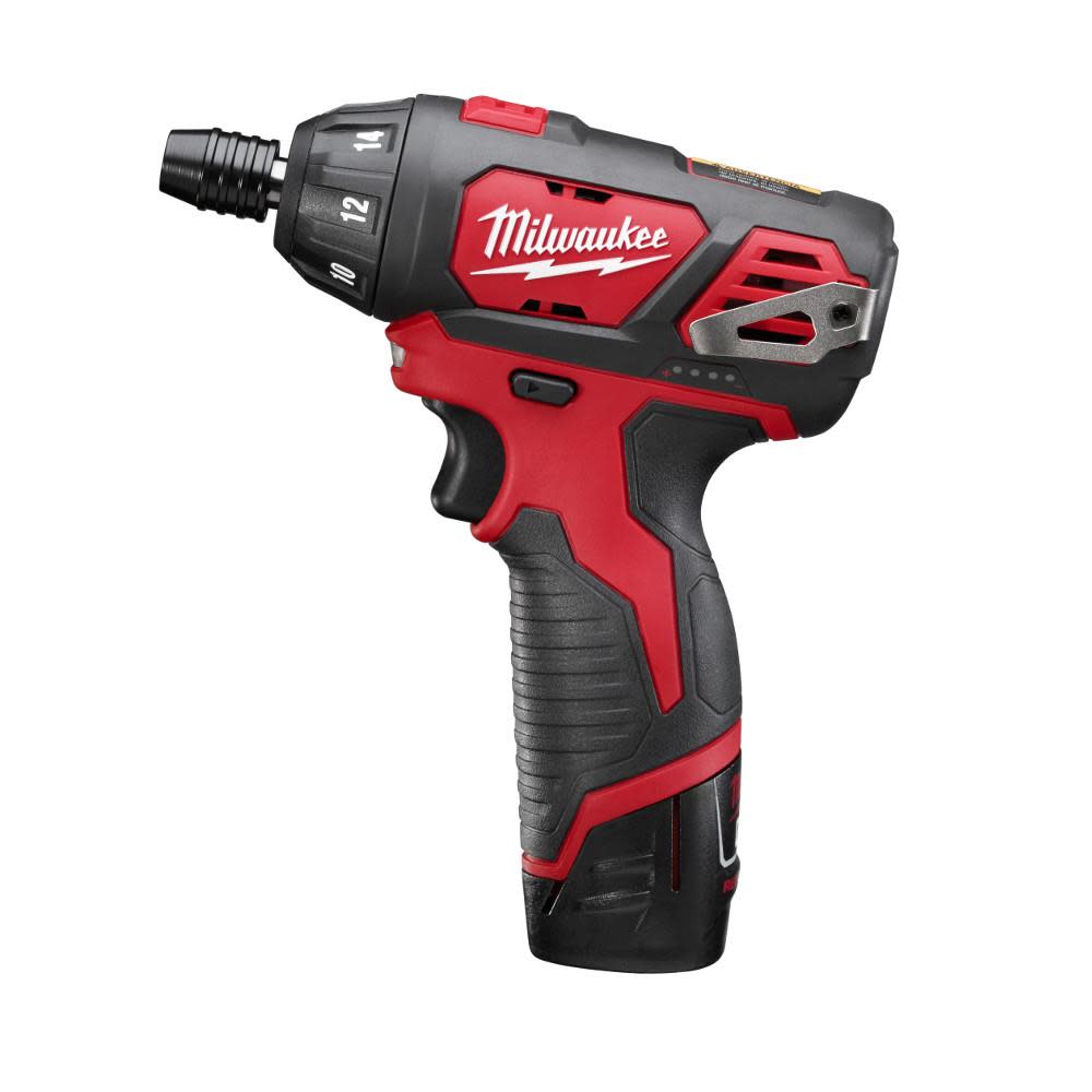 Milwaukee M12 1/4 in. Hex Screwdriver 1 Battery Kit Reconditioned - Flockneti