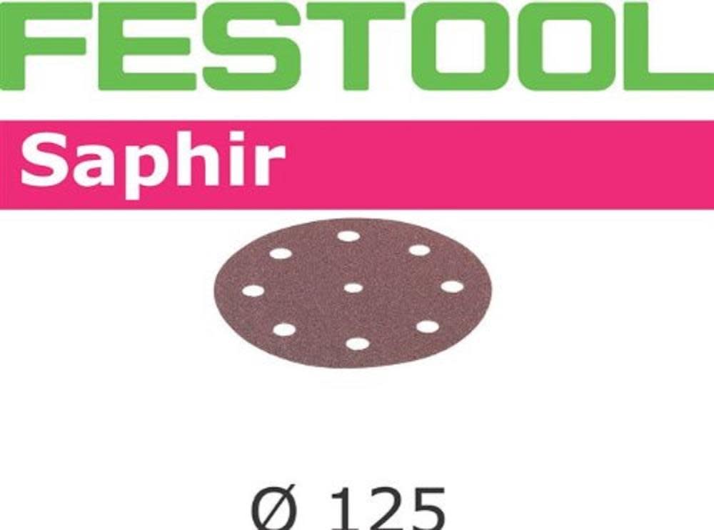Festool Saphir P36 Grit Abrasives for ES 125 / ETS 125 / ROTEX RO 125 Sanders - Flockneti