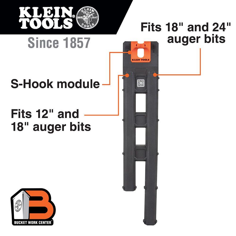 Klein Tools Auger Bit Storage Module S Hook - Flockneti