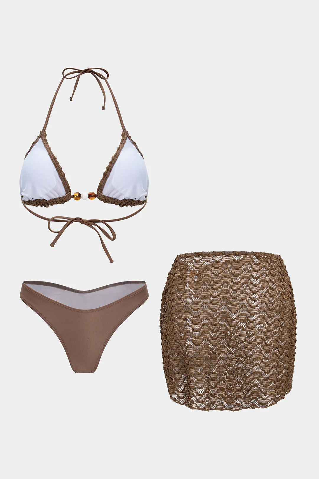 Strappy Tie Bikini Set - Flockneti