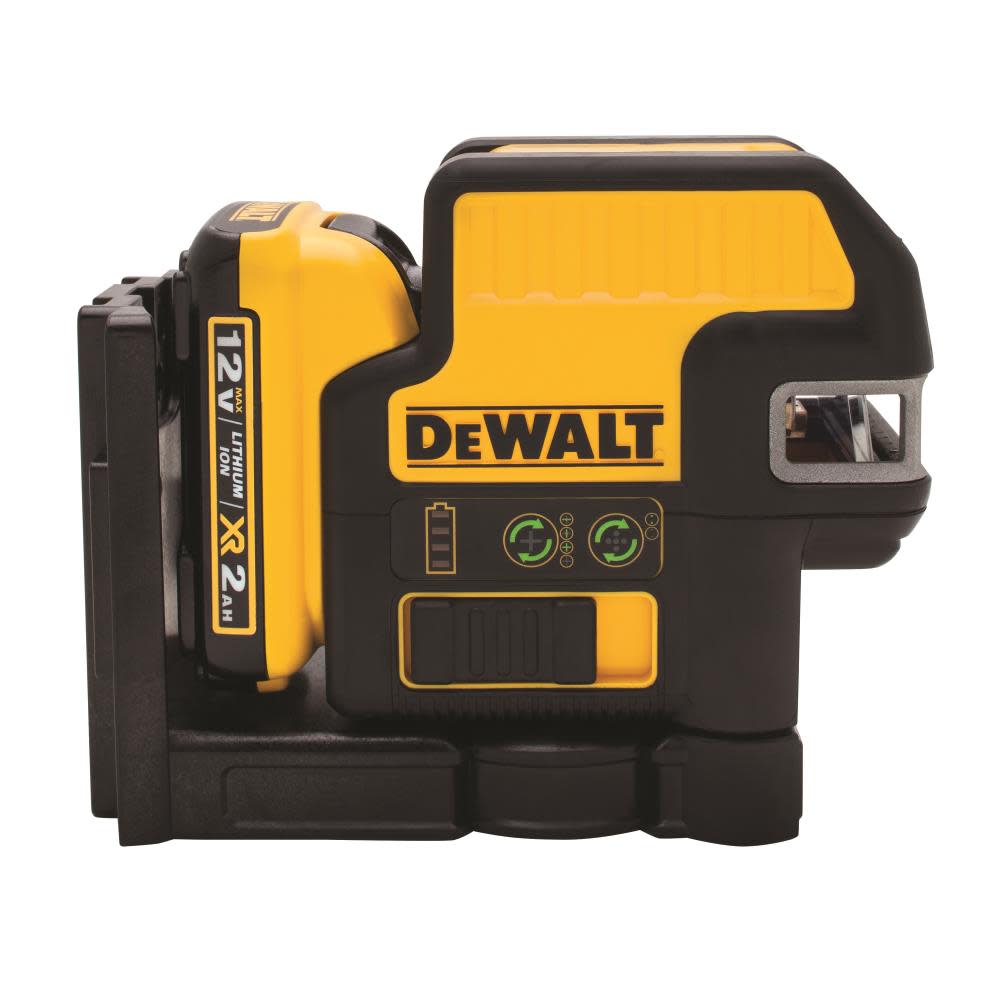DEWALT 12 V 2 Spot Cross Line Green Laser - Flockneti