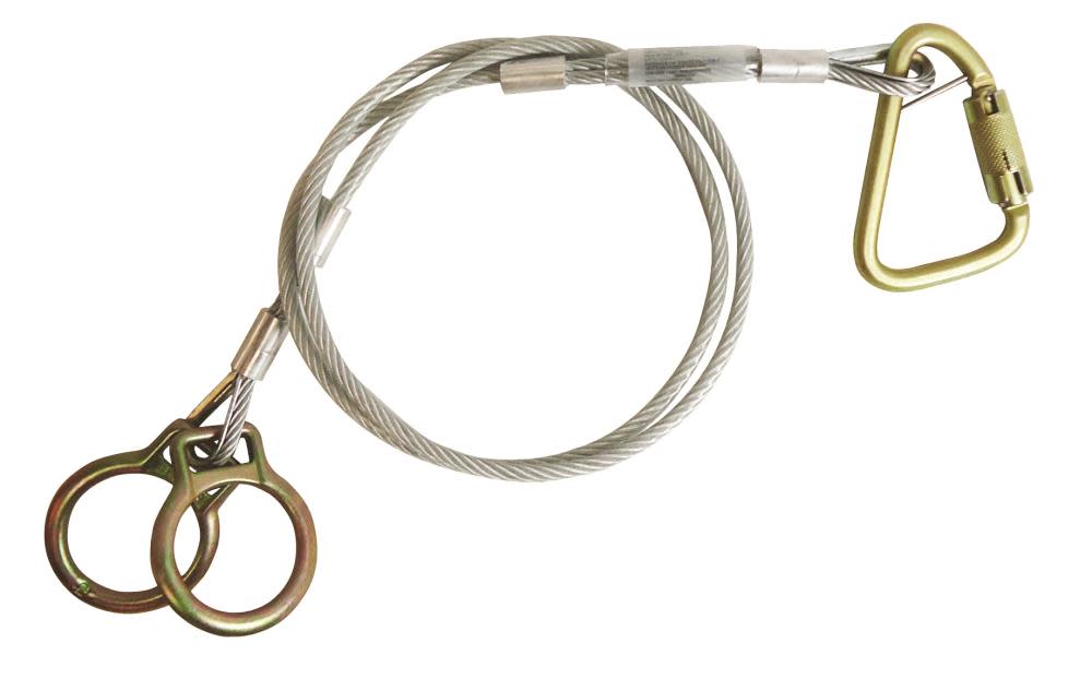 Falltech 6Ft Carabiner Sling Anchor with 2 O-rings - Flockneti