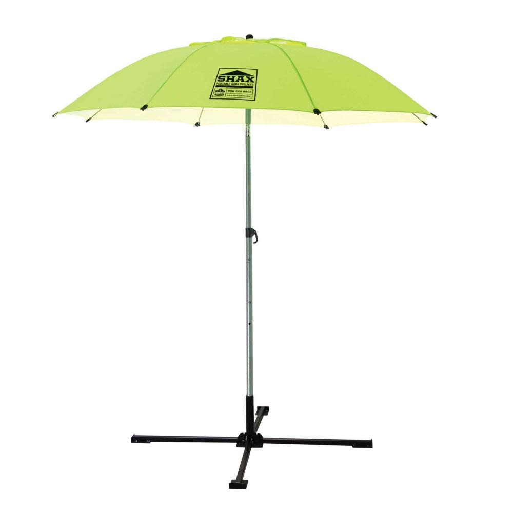 Ergodyne Shax 6100 Lightweight Industrial Umbrella - Flockneti