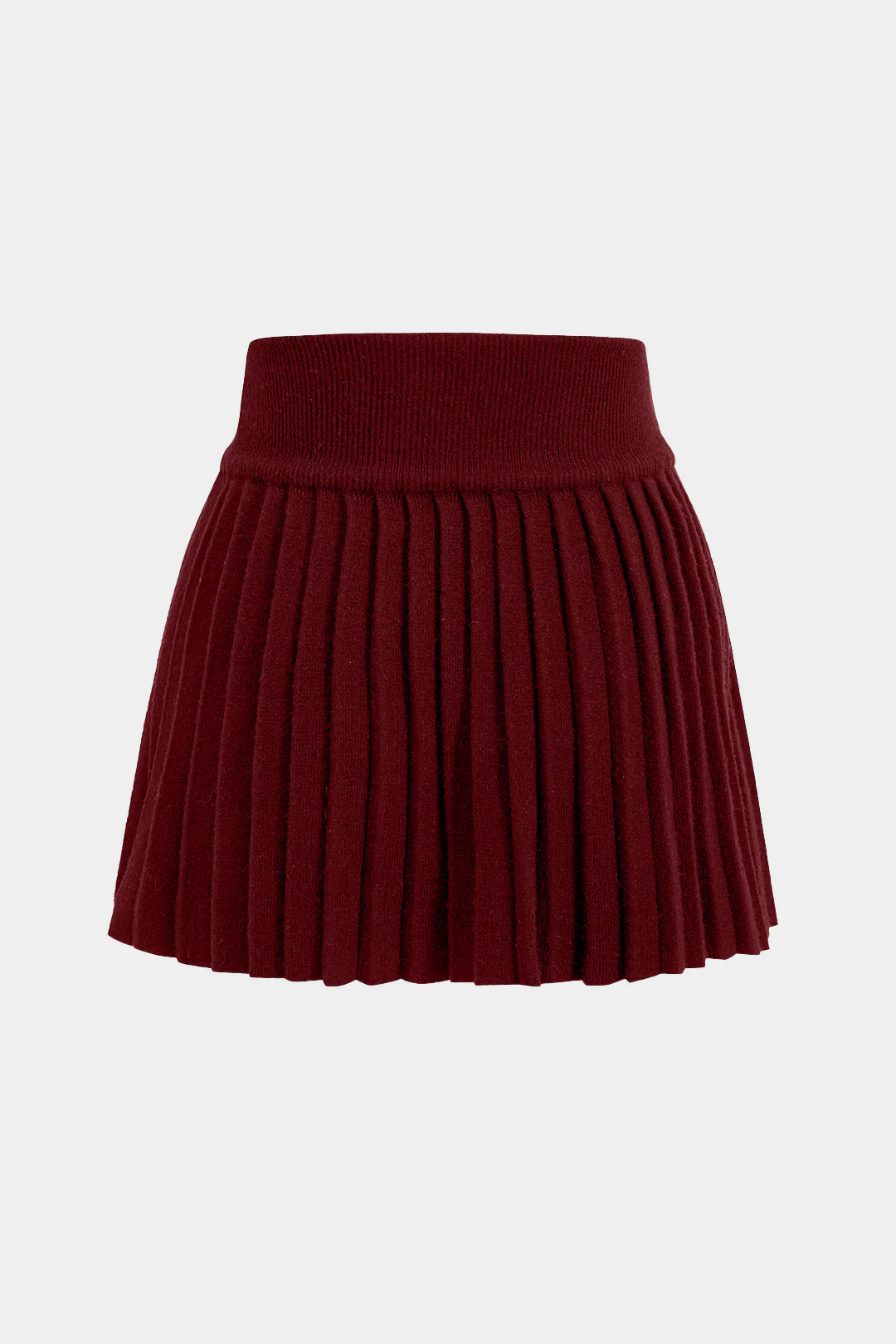 Basic Knit Pleated Skirt - Flockneti