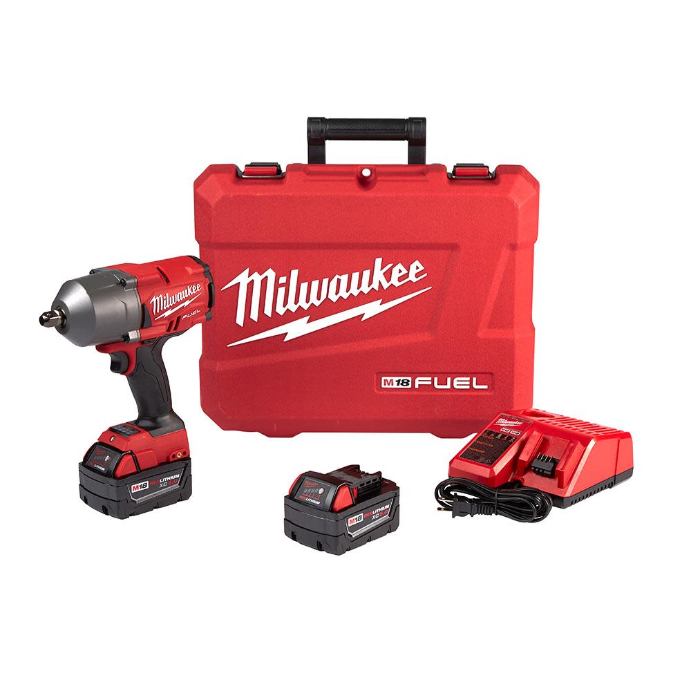 Milwaukee M18 FUEL 1/2 in. High Torque Impact Wrench with Pin Detent Kit - Flockneti