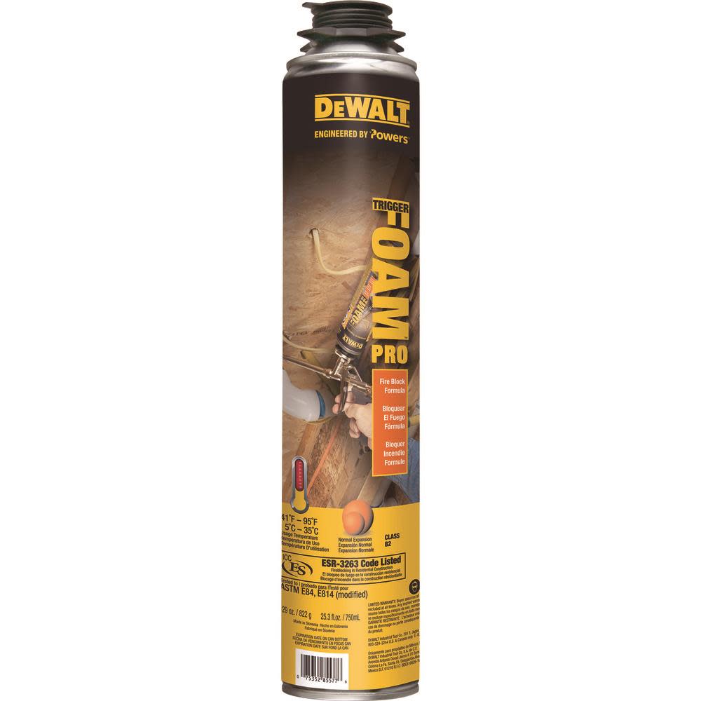 DEWALT Expansion Foams TRIGGERFOAM PRO FIREBLOCK 29OZ - Flockneti
