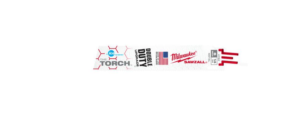 Milwaukee 6 in. 14 TPI THE TORCH Ice Hardened SAWZALL Blades 5PK - Flockneti