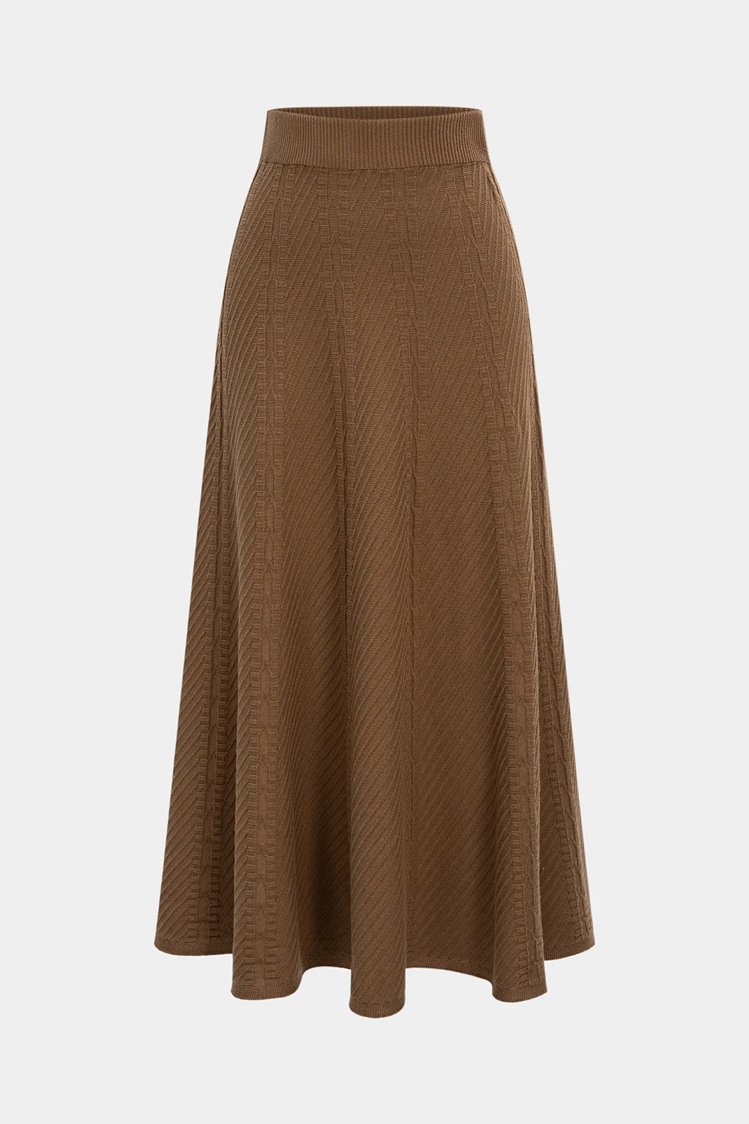 Knit High Waist Skirt - Flockneti