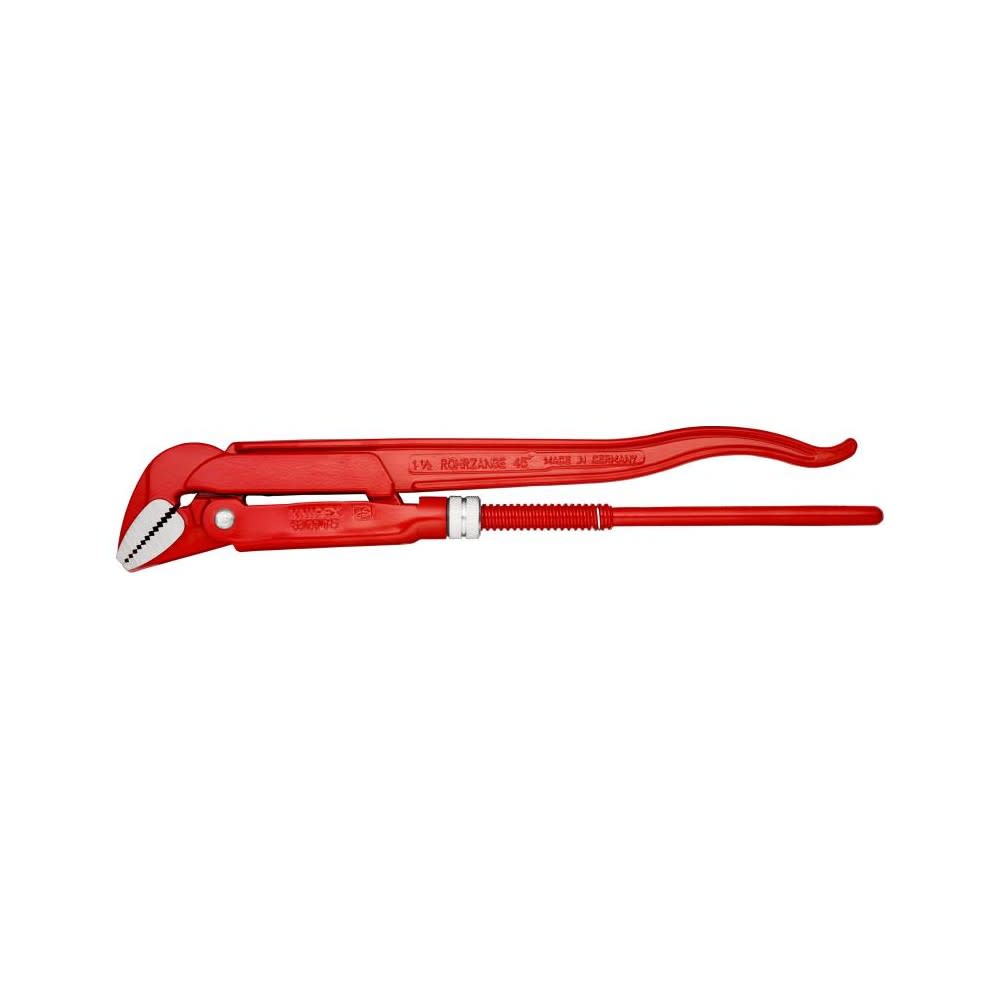 Knipex Pipe Wrench 45 Degree Angled 430 mm Swedish Pattern - Flockneti