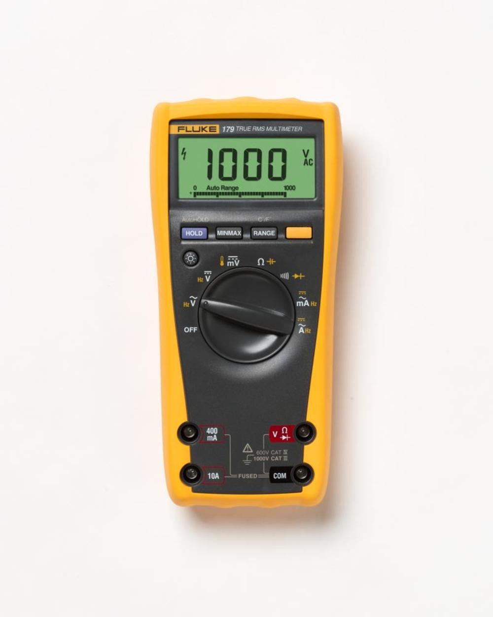 Fluke TRMS Multimeter with Backlight & Temperature - Flockneti