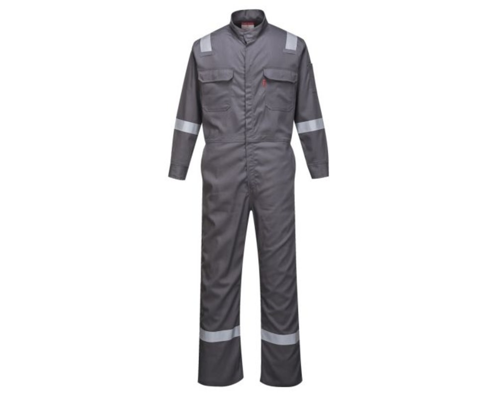Portwest Bizflame 88/12 Iona Fire Resistant Coverall Grey – XXL - Flockneti