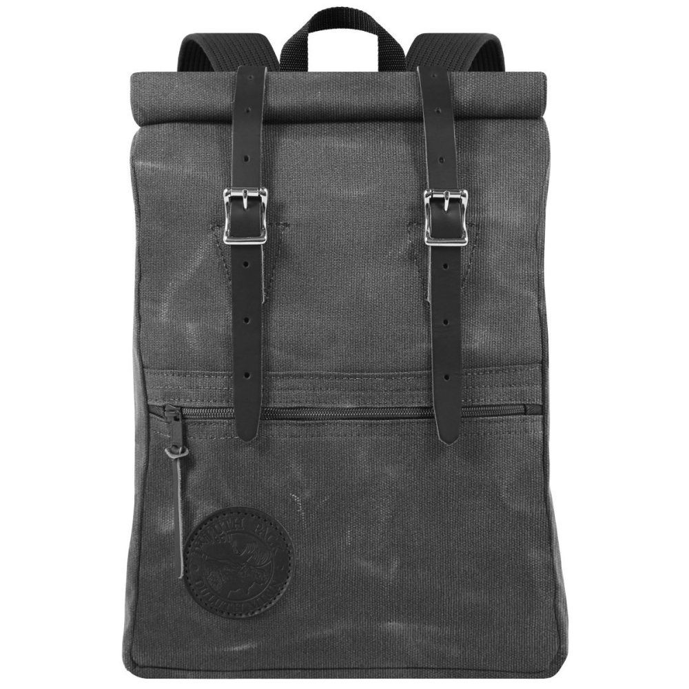 Duluth Pack 13 Liter Capacity Wax Gray Roll Top Scout Pack - Flockneti