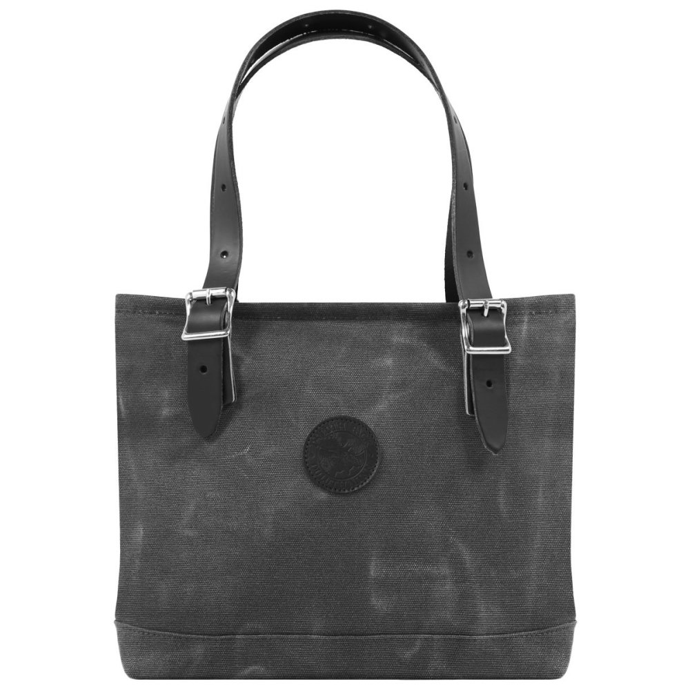 Duluth Pack 9 Liters Capacity Waxed Grey Lakewalk Tote - Flockneti