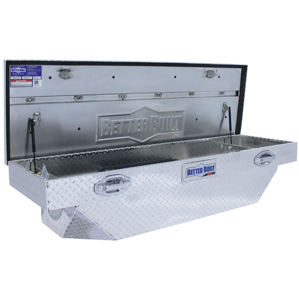 Better Built 61.5″ SEC Saddle Truck Tool Box UNIVERSAL BRITE ALUMINUM - Flockneti