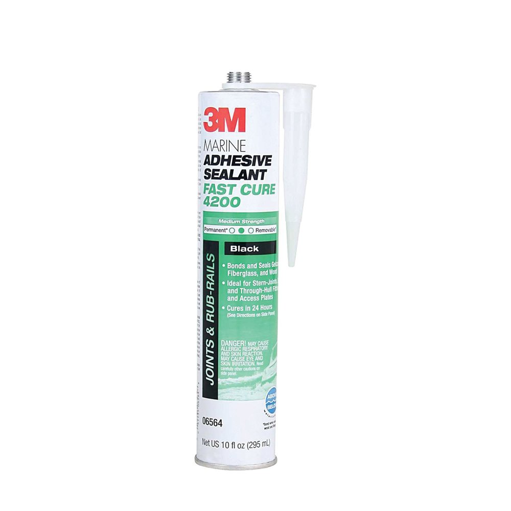 3M 3oz White Fast Cure 4200FC Series Marine Adhesive Sealant - Flockneti