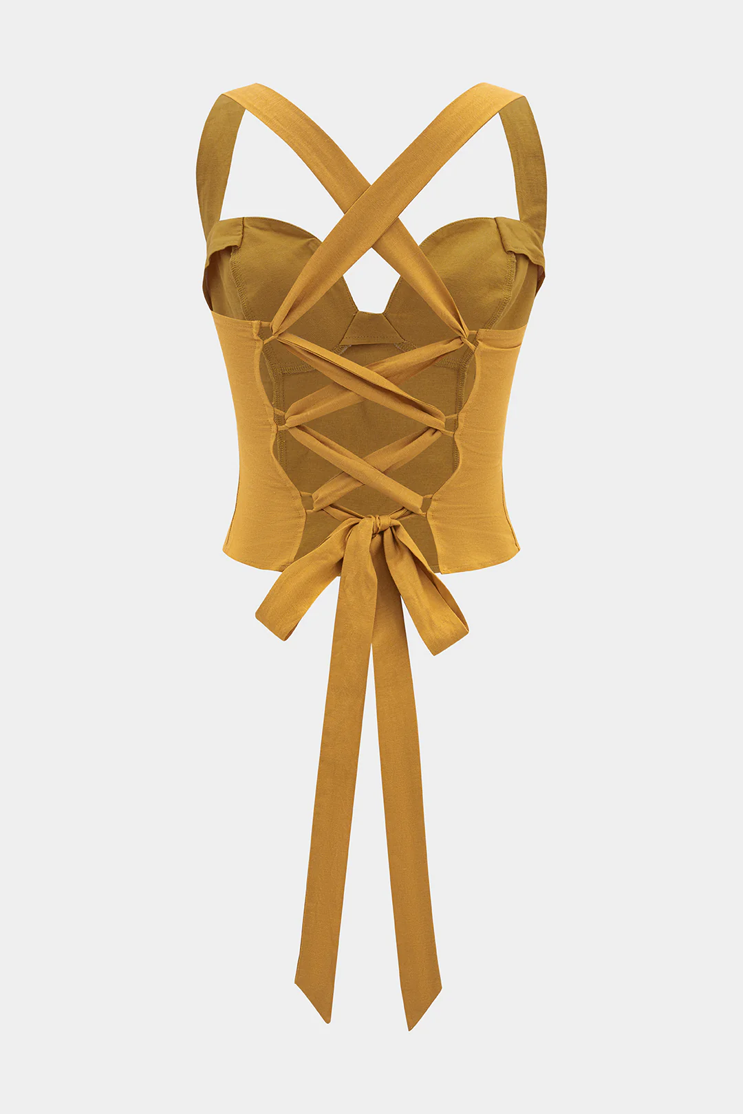 Bustier Backless Tie-Up Cami Top - Flockneti