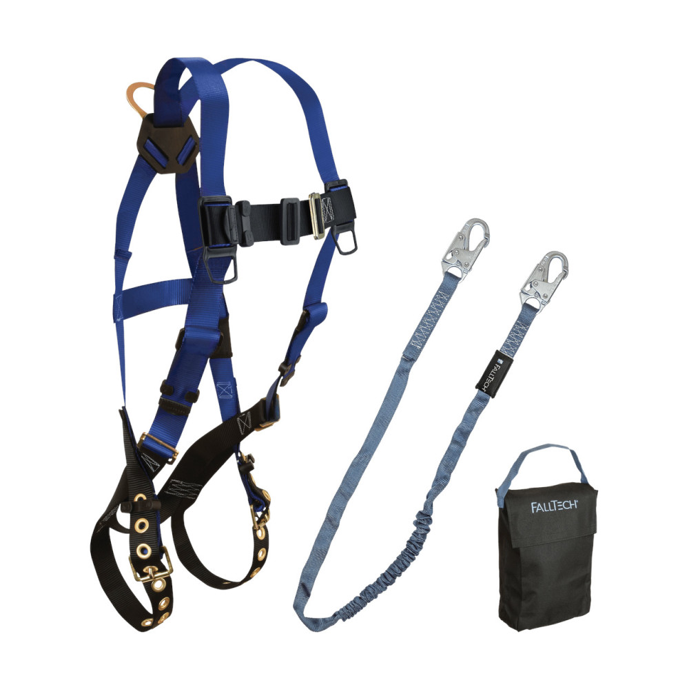 Falltech Harness Lanyard & Storage Bag Kit 3pc - Flockneti