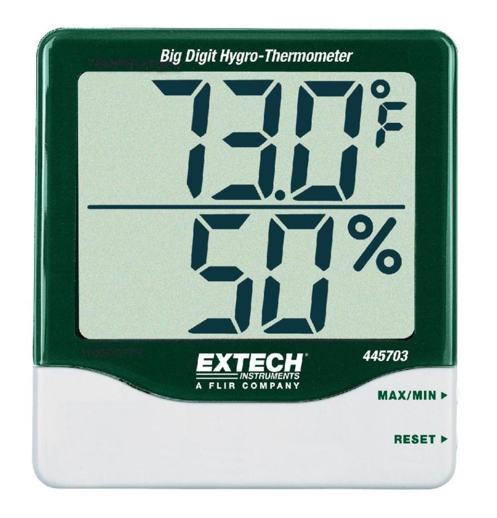 Extech Big Digit Hygro-thermometer - Flockneti