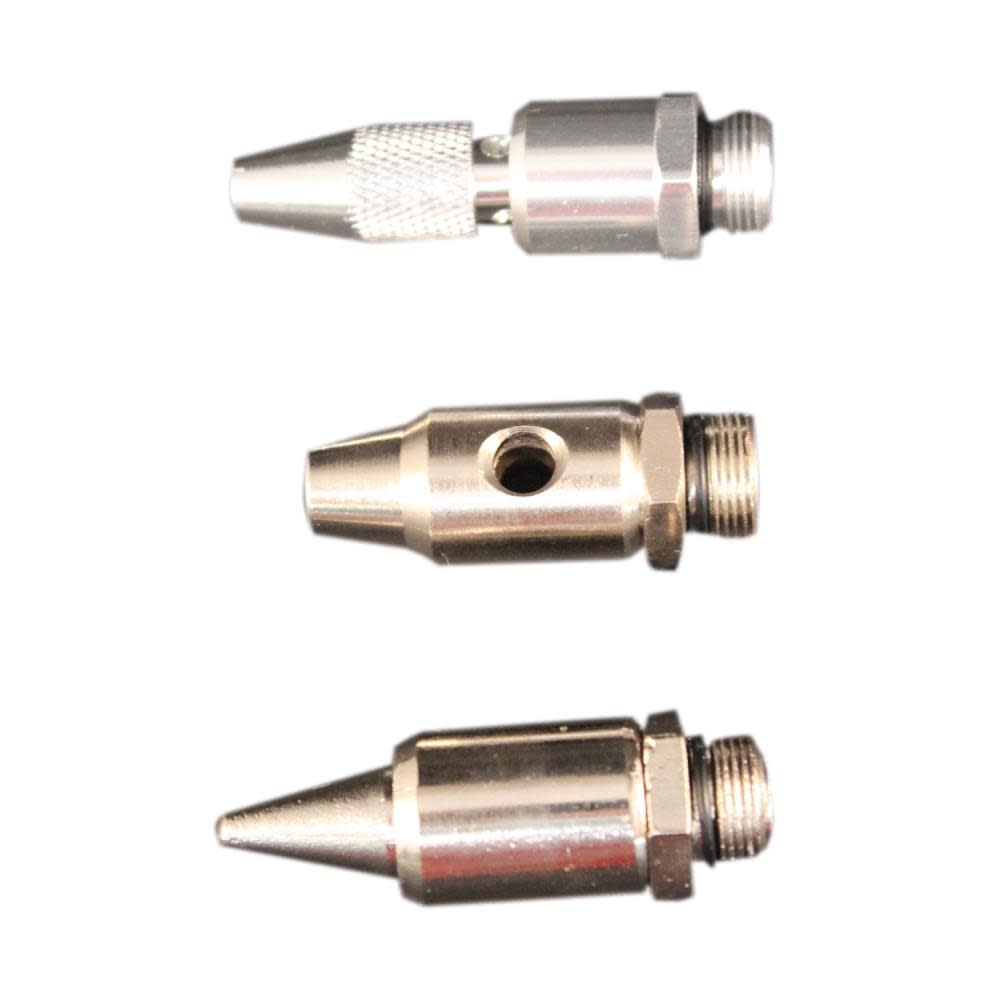Milton S-183 Turbo Blow Gun Nozzle Kit (3-Piece) - Flockneti