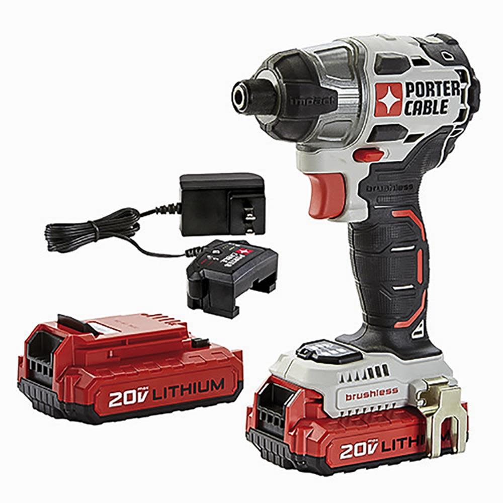 Porter Cable 20V 1/4″ Impact Driver Kit - Flockneti