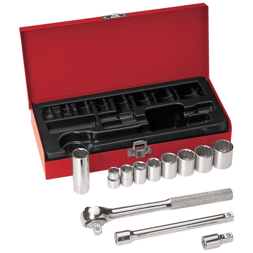 Klein Tools 3/8″ Drive Socket Wrench Set 12 Pc - Flockneti