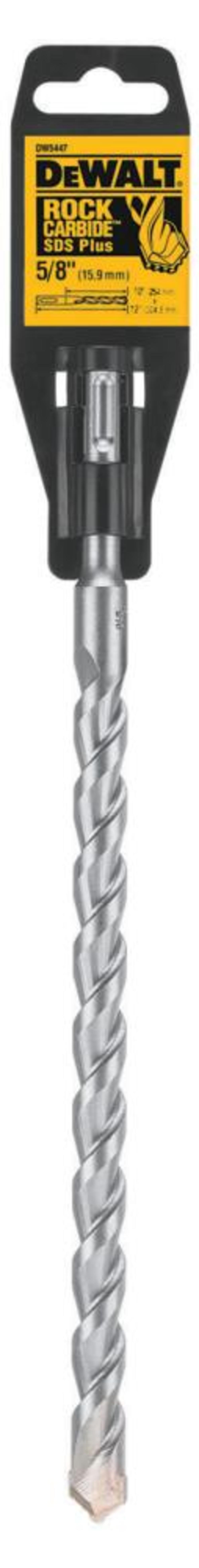 DEWALT 5/8 In. x 10 In. x 12 In. Rock Carbide SDS+ Hammer Bit - Flockneti