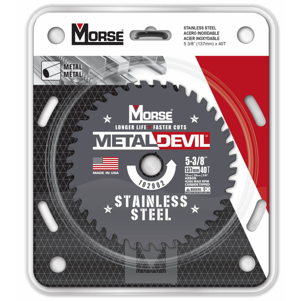 MK Morse 5 3/8″ 40 Tooth Stainless Steel Circular Saw Blade - Flockneti
