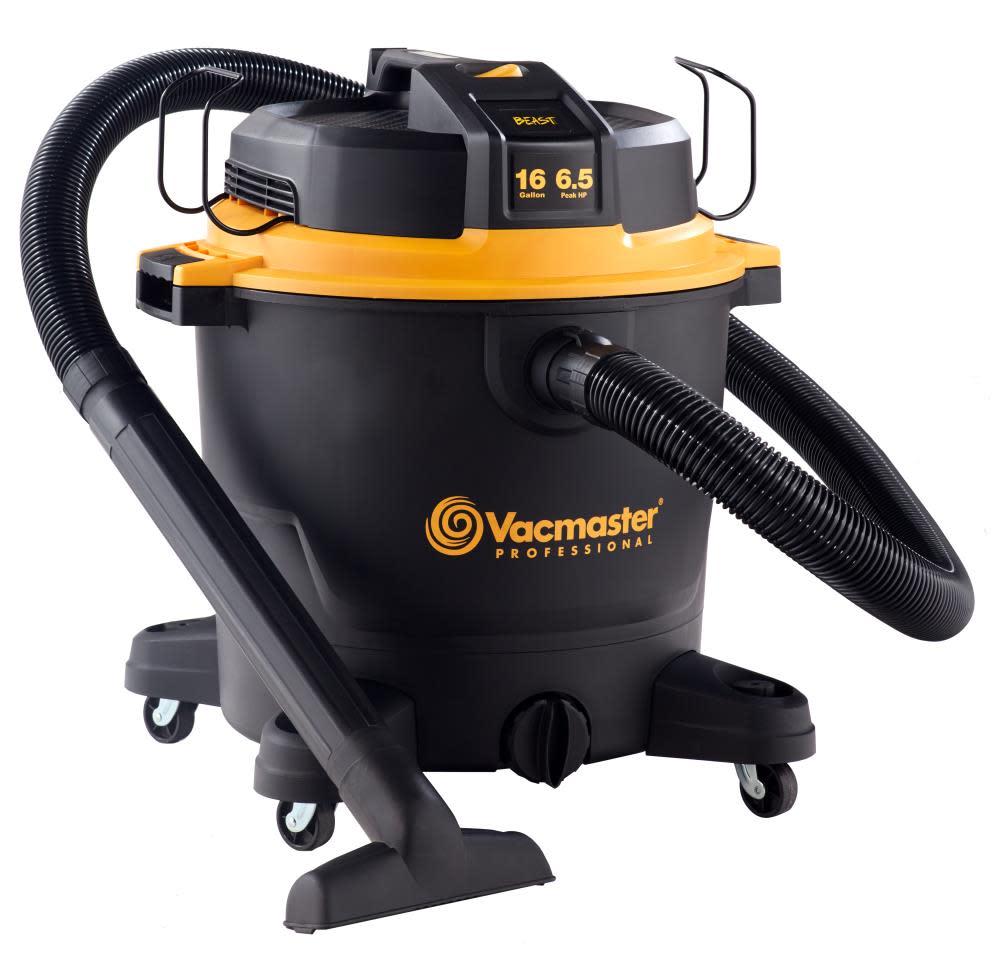 Vacmaster 16 Gallon 6.5 HP Wet/Dry Vacuum Beast Series - Flockneti