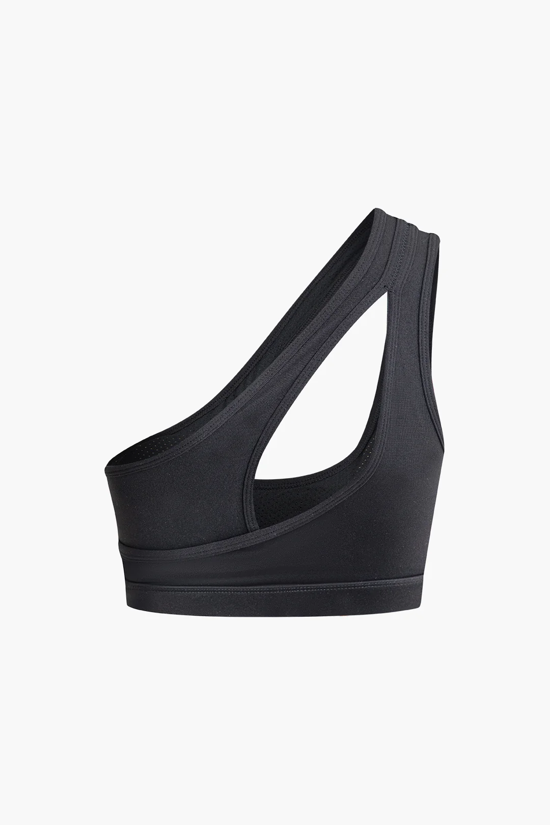 Asymmetrical Hollow Out Sports Bra - Flockneti