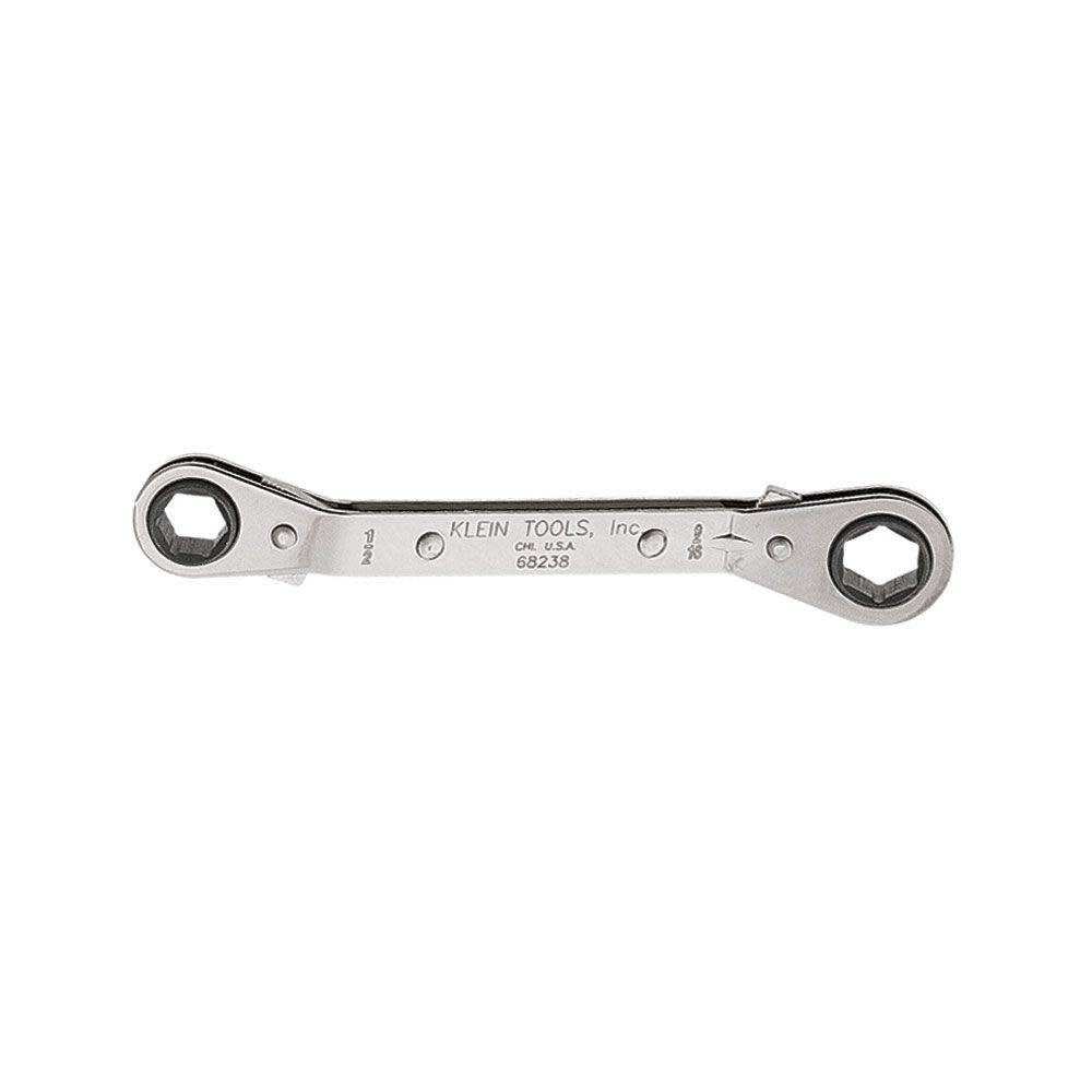 Klein Tools Reversible Box Wrench 1/2″ x 9/16″ - Flockneti