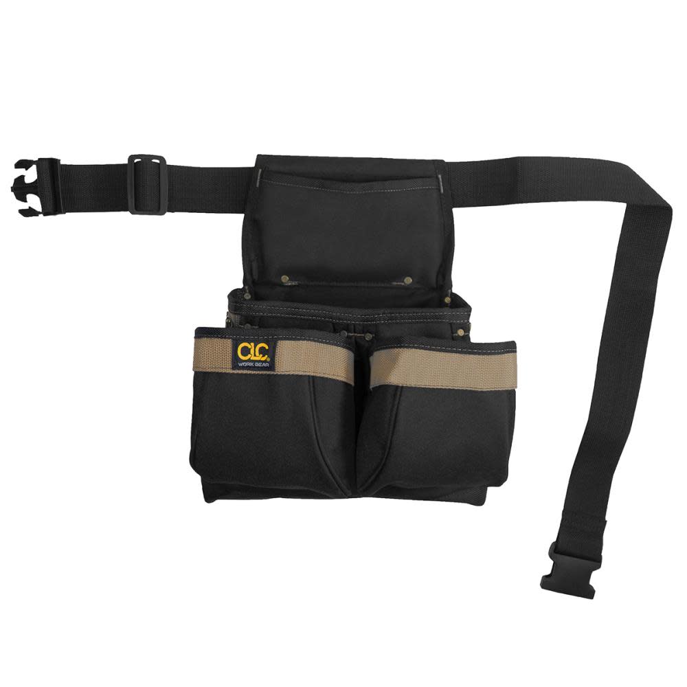 CLC 5 Pocket Drywall Bag with Removable Clip - Flockneti