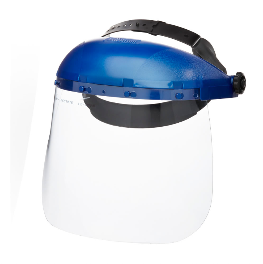 Sellstrom Single Crown Face Shield with Adjustable Headgear – S39110 - Flockneti