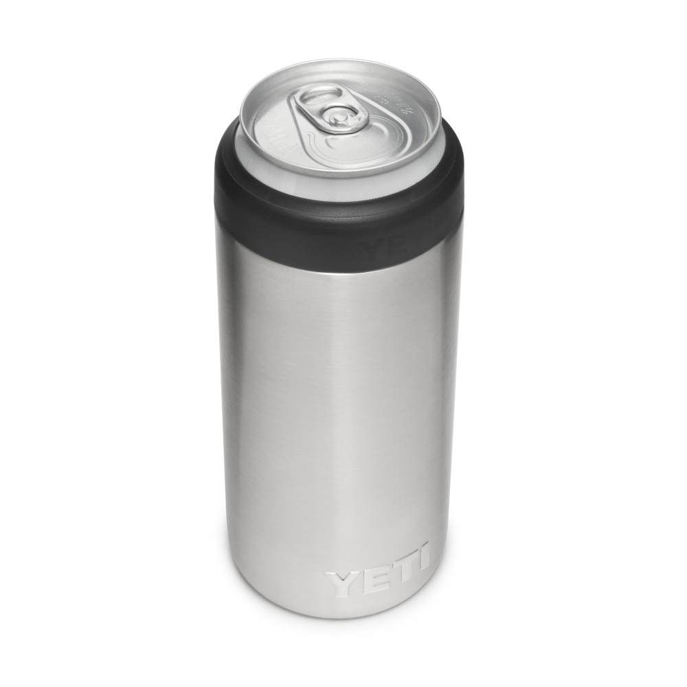 Yeti Rambler Colster Slim Can Insulator – Stainless Steel - Flockneti