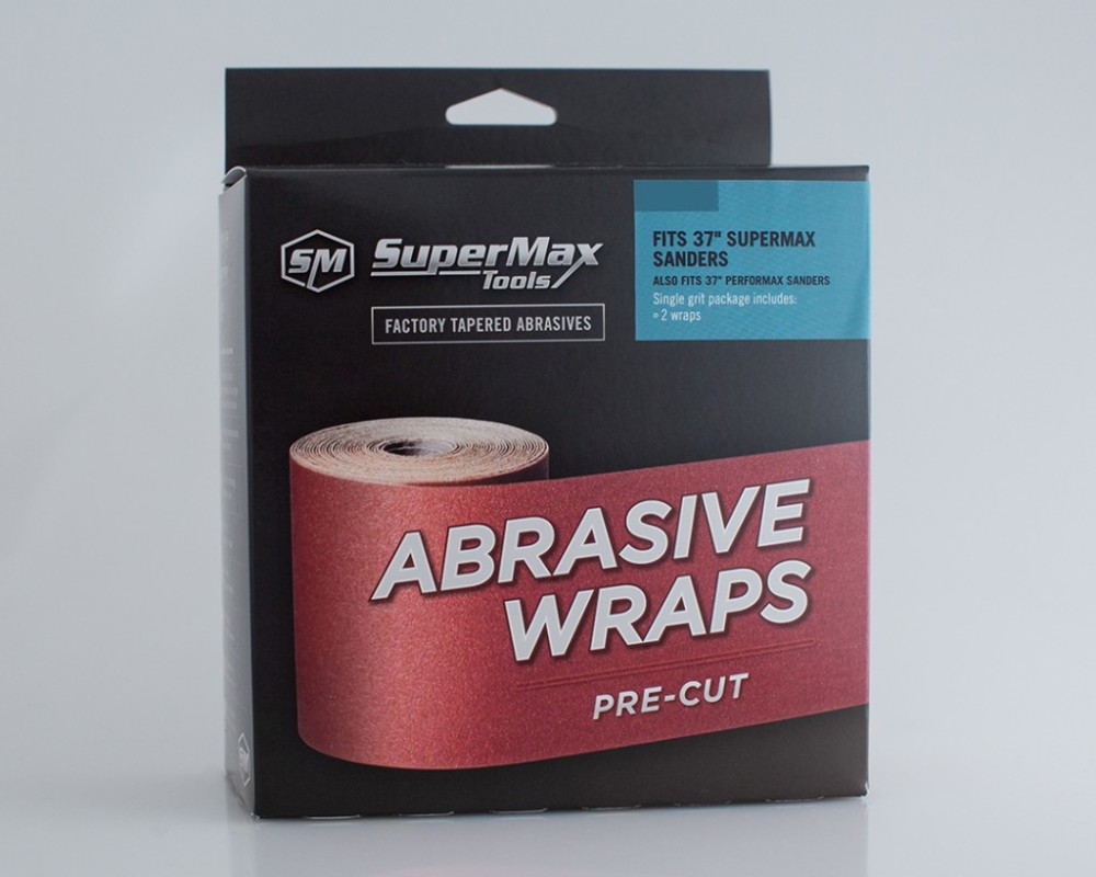 Supermax Tools 150 Grit: 37 In. Drum Sander Abrasive – 2 Wraps - Flockneti