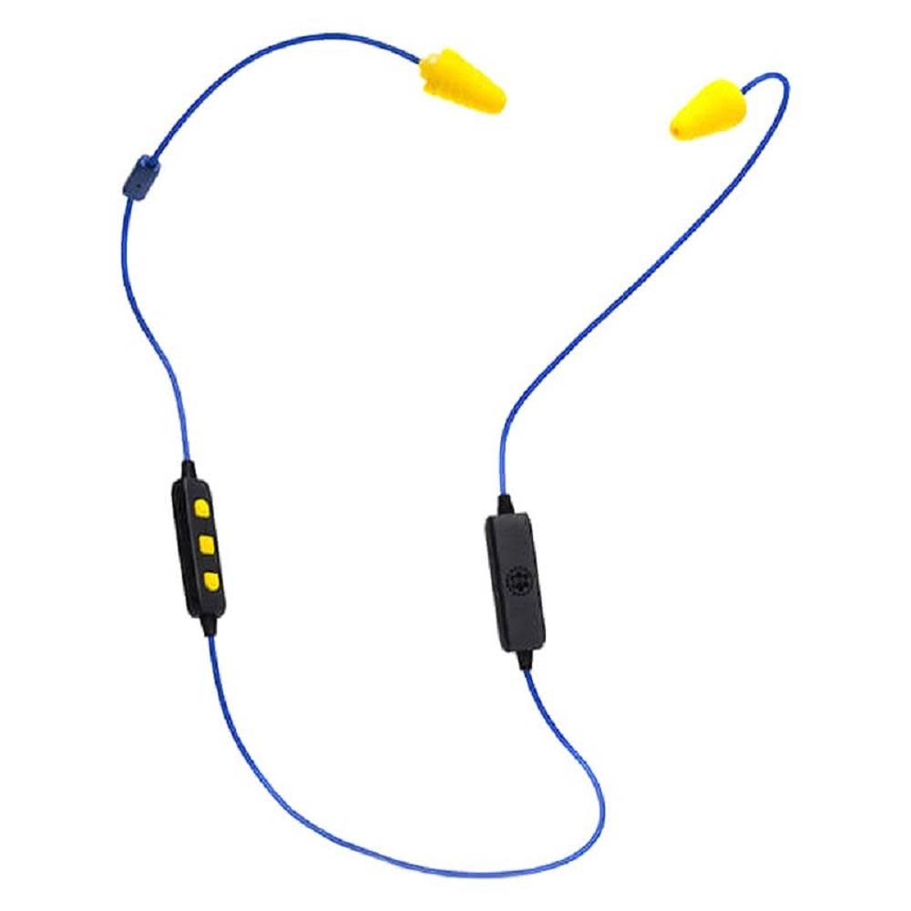 Plugfones Liberate 2.0 Noise Suppressing Wireless Headphones (Blue/Yellow) - Flockneti