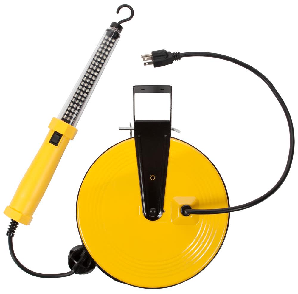 Bayco Products 60 LED Work Light On Retractable Reel - Flockneti